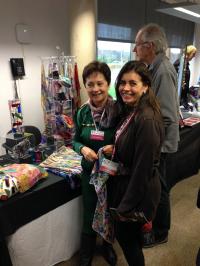 Claudia Luque Studio - Claudia Luque with Clara Hancock at East Finchley Open 2014