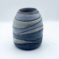 Raku Vase