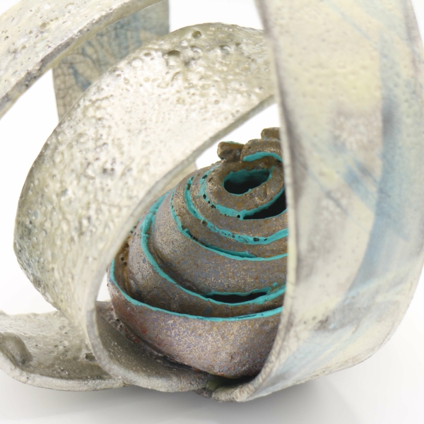 claudia luque hope raku ceramics detail