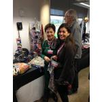 Claudia Luque with Clara Hancock at East Finchley Open 2014